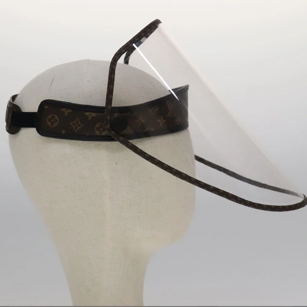 LOUIS VUITTON Monogram fish fryer Covid hate protector Viger LV Shield Sun Visor